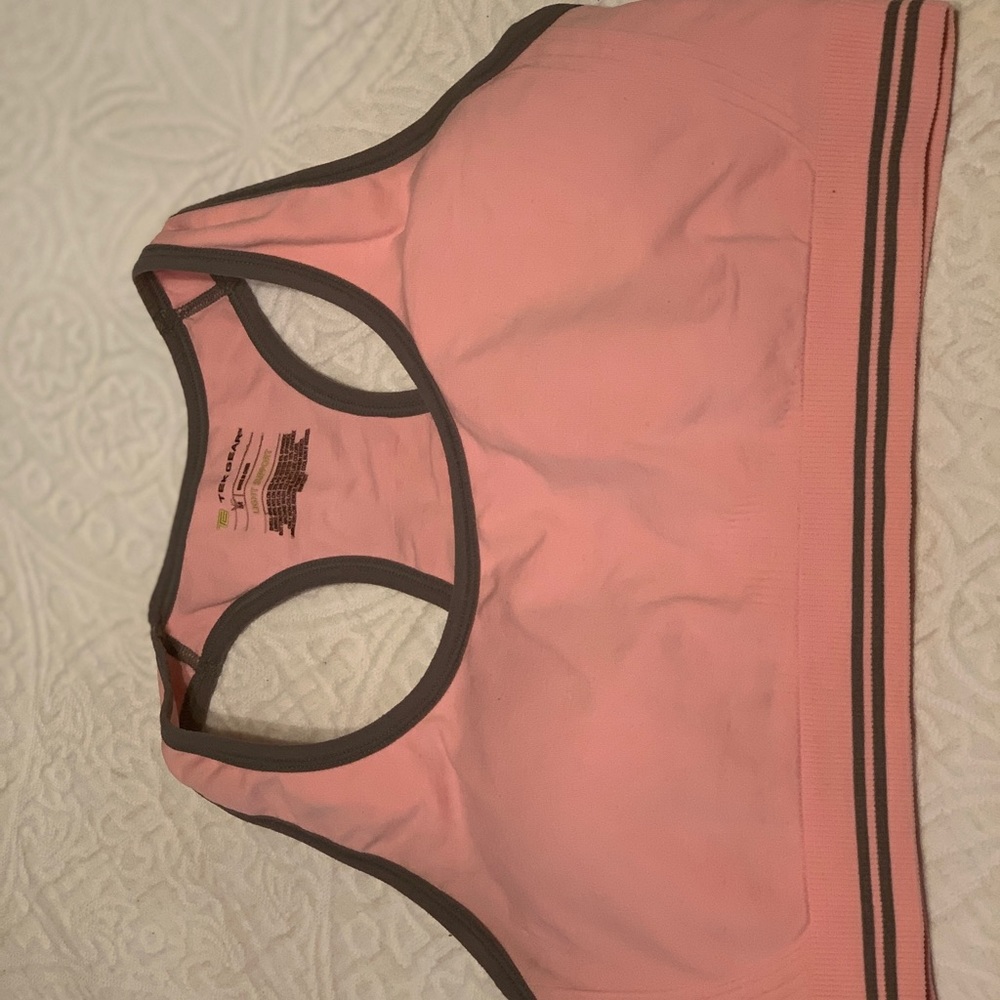 Pink Sports Bra